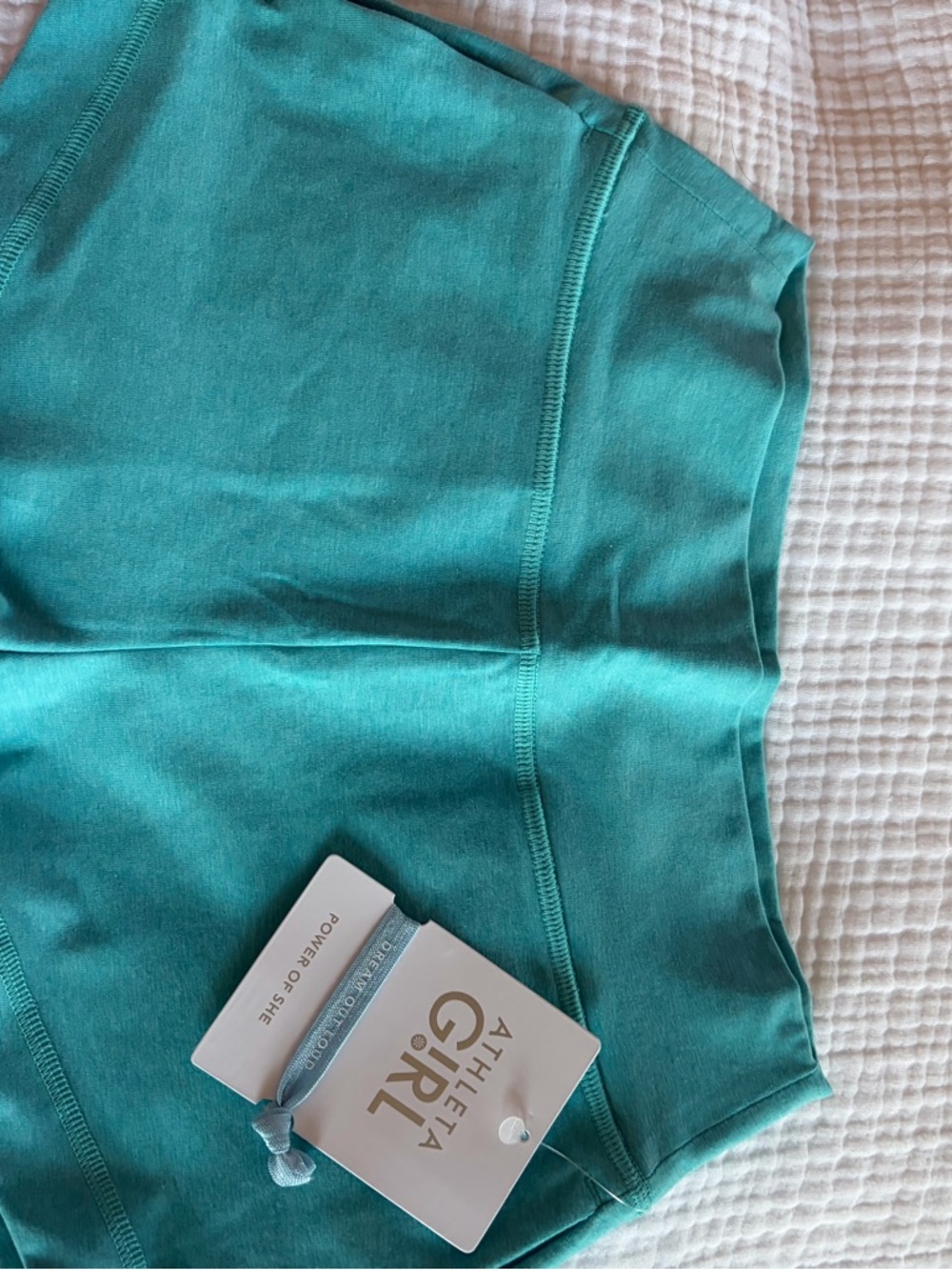 Athleta Girl Teal/Aqua Performance Shorts